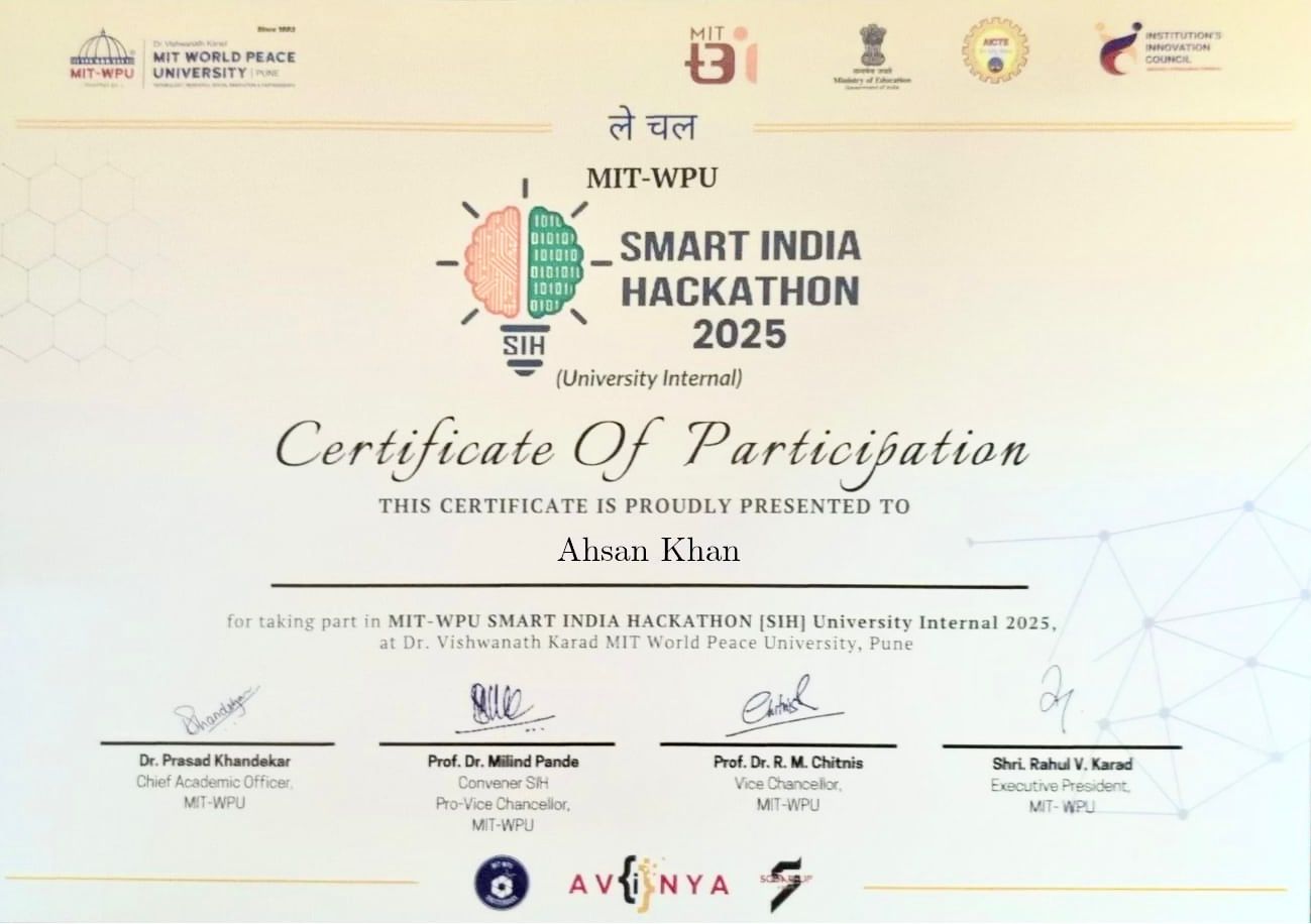 Smart India Hackathon 2025