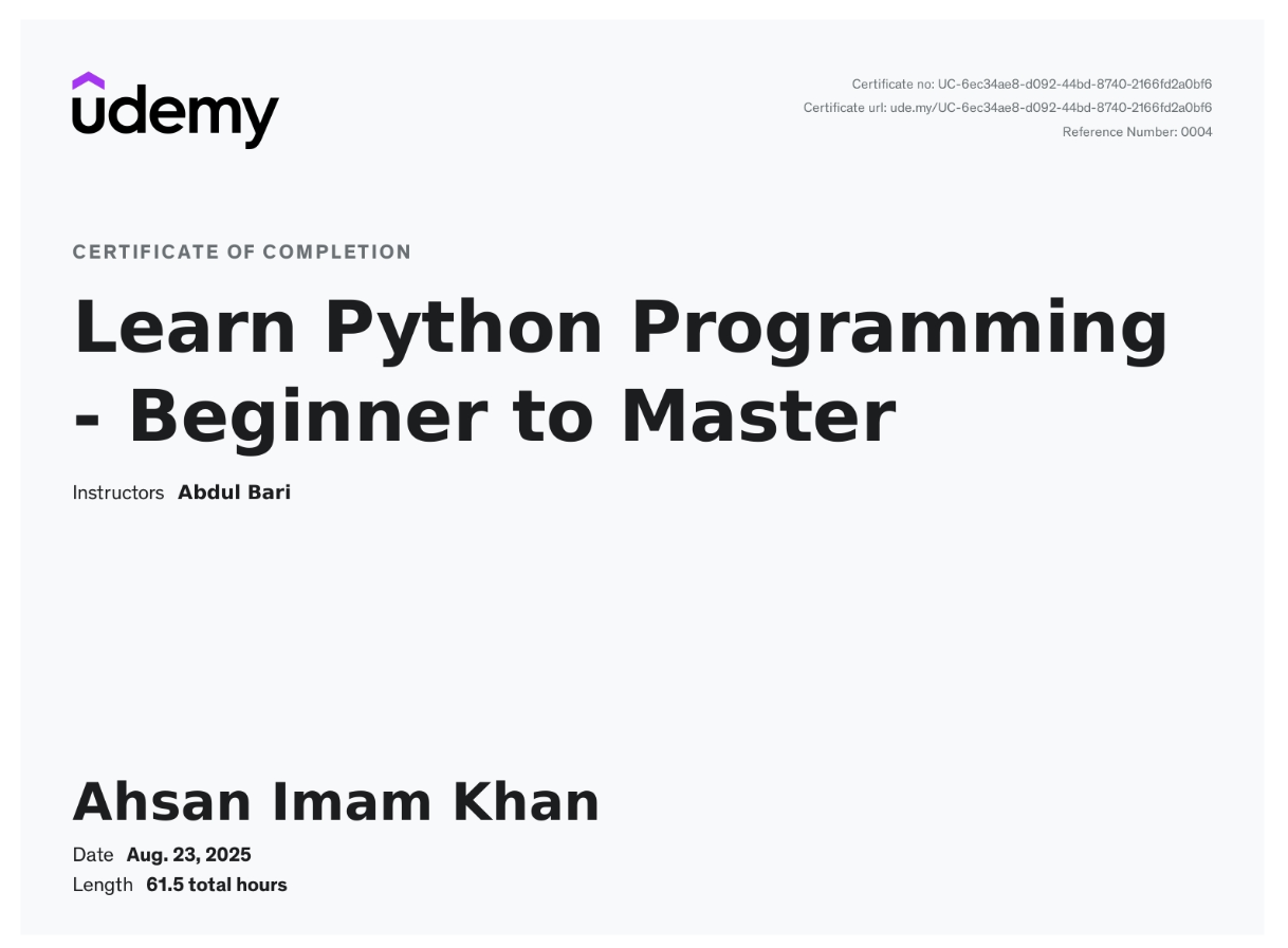 Python Programming